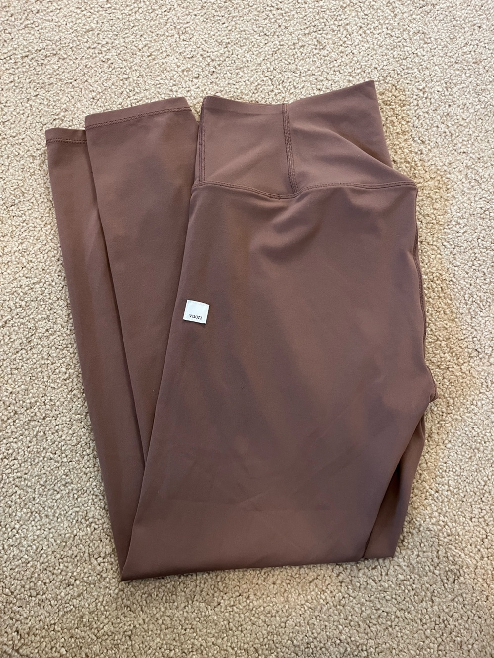 Vuori Mauve Brown/purple-ish High-Waist Leggings